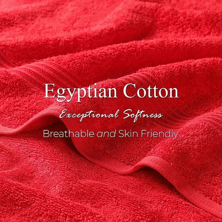 SUPERIOR® Heritage Collection | Luxury Egyptian Cotton 12-pc. Quick Dry Solid Bath Towel Set