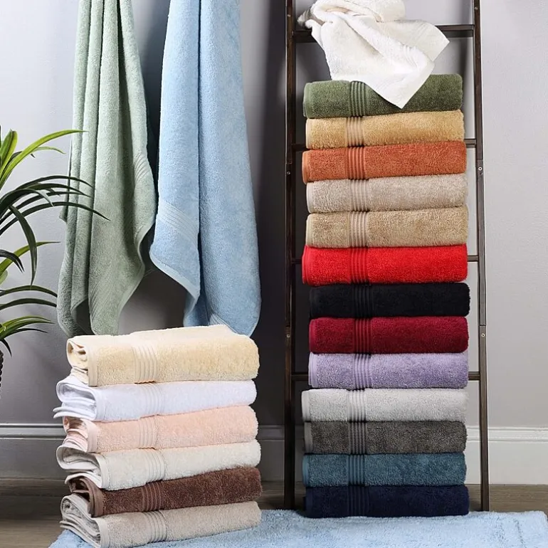 SUPERIOR® Heritage Collection | Luxury Egyptian Cotton 12-pc. Quick Dry Solid Bath Towel Set