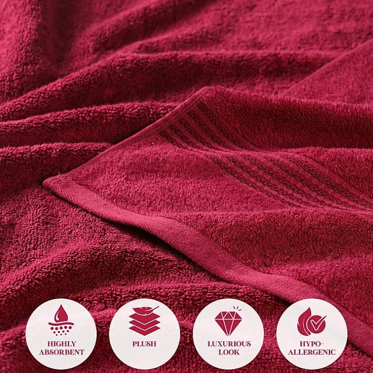 SUPERIOR® Heritage Collection | Luxury Egyptian Cotton 12-pc. Quick Dry Solid Bath Towel Set