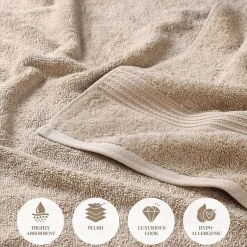 SUPERIOR® Heritage Collection | Luxury Egyptian Cotton 12-pc. Quick Dry Solid Bath Towel Set