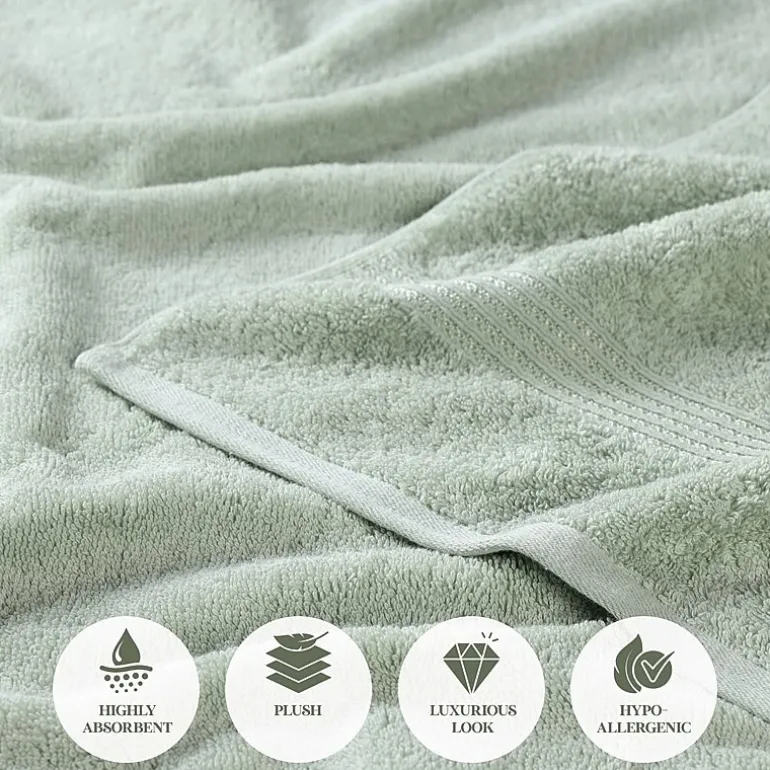 SUPERIOR® Heritage Collection | Luxury Egyptian Cotton 12-pc. Quick Dry Solid Bath Towel Set