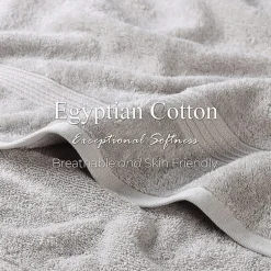 SUPERIOR® Heritage Collection | Luxury Egyptian Cotton 12-pc. Quick Dry Solid Bath Towel Set