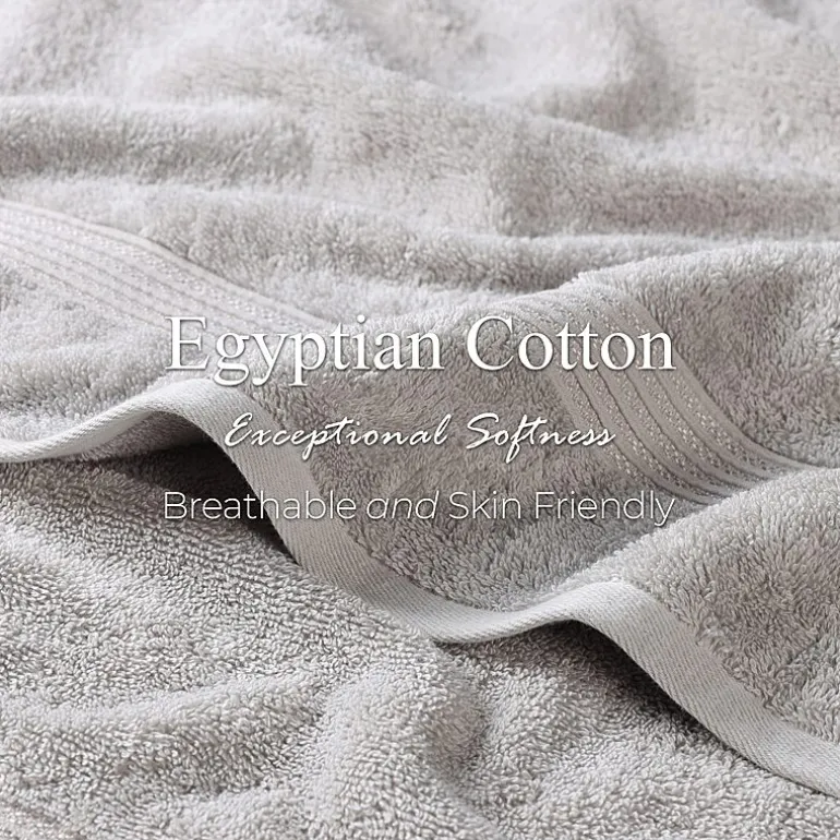 SUPERIOR® Heritage Collection | Luxury Egyptian Cotton 12-pc. Quick Dry Solid Bath Towel Set