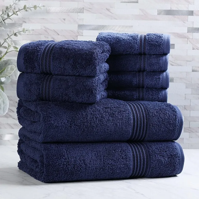SUPERIOR® Heritage Collection | Luxury Egyptian Cotton 8-pc. Quick Dry Bath Towel Set