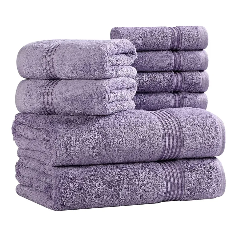 SUPERIOR® Heritage Collection | Luxury Egyptian Cotton 8-pc. Quick Dry Bath Towel Set