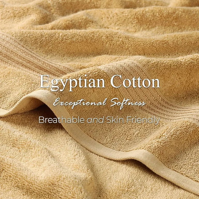 SUPERIOR® Heritage Collection | Luxury Egyptian Cotton 8-pc. Quick Dry Bath Towel Set