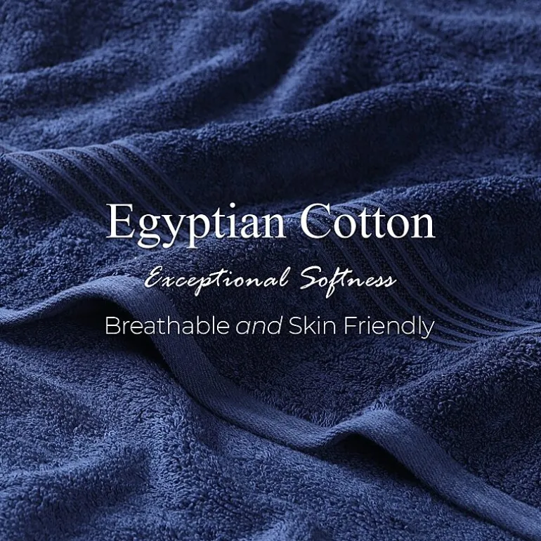SUPERIOR® Heritage Collection | Luxury Egyptian Cotton 8-pc. Quick Dry Bath Towel Set