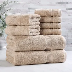 SUPERIOR® Heritage Collection | Luxury Egyptian Cotton 8-pc. Quick Dry Bath Towel Set