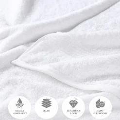 SUPERIOR® Heritage Collection | Luxury Egyptian Cotton 8-pc. Quick Dry Bath Towel Set