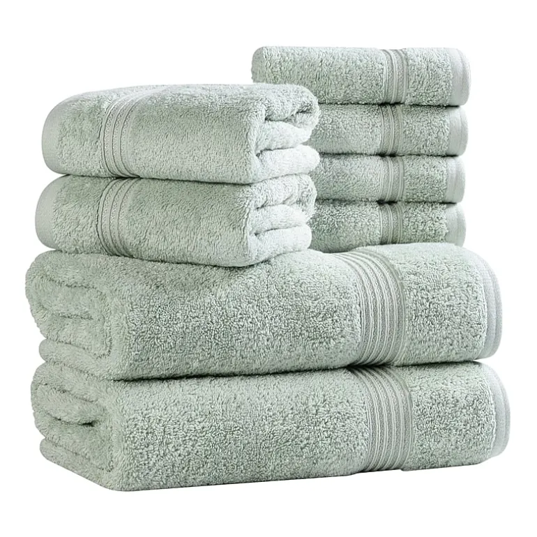 SUPERIOR® Heritage Collection | Luxury Egyptian Cotton 8-pc. Quick Dry Bath Towel Set
