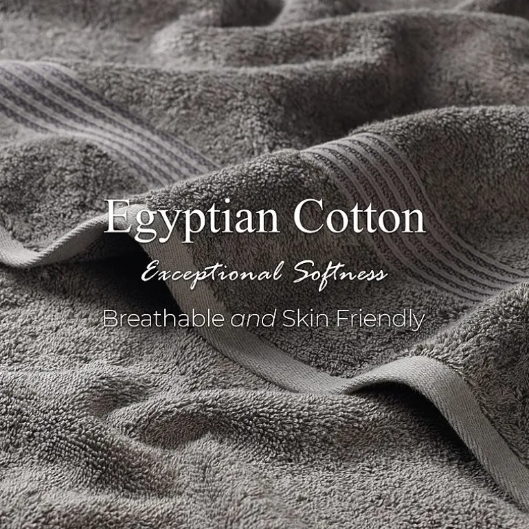 SUPERIOR® Heritage Collection | Luxury Egyptian Cotton 8-pc. Quick Dry Bath Towel Set