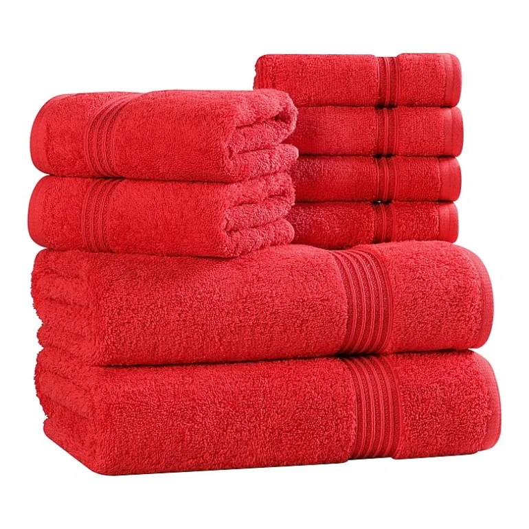SUPERIOR® Heritage Collection | Luxury Egyptian Cotton 8-pc. Quick Dry Bath Towel Set