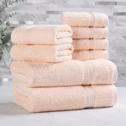 SUPERIOR® Heritage Collection | Luxury Egyptian Cotton 8-pc. Quick Dry Bath Towel Set