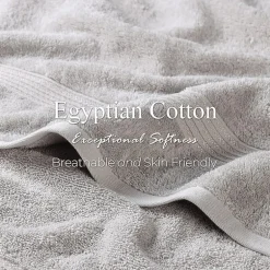 SUPERIOR® Heritage Collection | Luxury Egyptian Cotton 3-pc. Quick Dry Solid Bath Towel Set