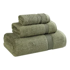 SUPERIOR® Heritage Collection | Luxury Egyptian Cotton 3-pc. Quick Dry Solid Bath Towel Set