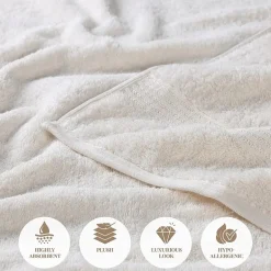 SUPERIOR® Heritage Collection | Luxury Egyptian Cotton 3-pc. Quick Dry Solid Bath Towel Set