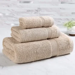 SUPERIOR® Heritage Collection | Luxury Egyptian Cotton 3-pc. Quick Dry Solid Bath Towel Set