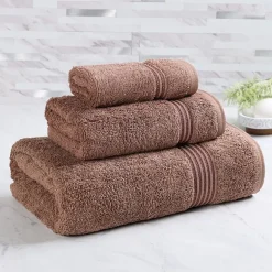 SUPERIOR® Heritage Collection | Luxury Egyptian Cotton 3-pc. Quick Dry Solid Bath Towel Set