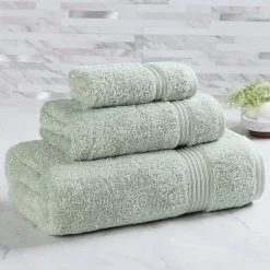 SUPERIOR® Heritage Collection | Luxury Egyptian Cotton 3-pc. Quick Dry Solid Bath Towel Set