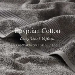 SUPERIOR® Heritage Collection | Luxury Egyptian Cotton 3-pc. Quick Dry Solid Bath Towel Set