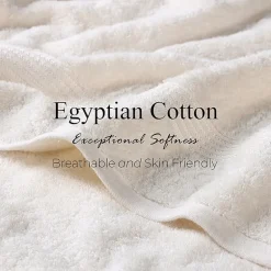 SUPERIOR® Heritage Collection | Luxury Egyptian Cotton 3-pc. Quick Dry Solid Bath Towel Set
