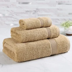 SUPERIOR® Heritage Collection | Luxury Egyptian Cotton 3-pc. Quick Dry Solid Bath Towel Set