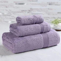 SUPERIOR® Heritage Collection | Luxury Egyptian Cotton 3-pc. Quick Dry Solid Bath Towel Set