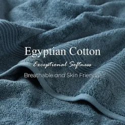 SUPERIOR® Heritage Collection | Luxury Egyptian Cotton 3-pc. Quick Dry Solid Bath Towel Set