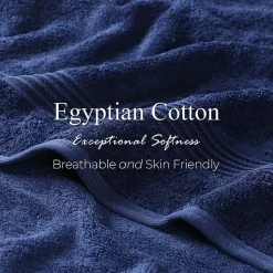 SUPERIOR® Heritage Collection | Luxury Egyptian Cotton 3-pc. Quick Dry Solid Bath Towel Set