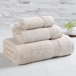 SUPERIOR® Heritage Collection | Luxury Egyptian Cotton 3-pc. Quick Dry Solid Bath Towel Set