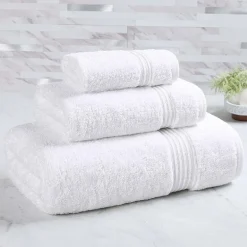SUPERIOR® Heritage Collection | Luxury Egyptian Cotton 3-pc. Quick Dry Solid Bath Towel Set