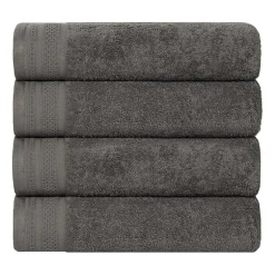 SUPERIOR® Honeycomb Collection | 100% Combed Cotton 4-pc. Quick Dry Bath Towel