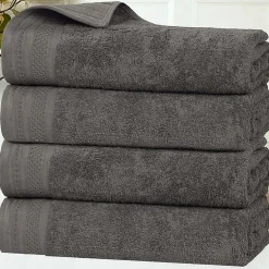 SUPERIOR® Honeycomb Collection | 100% Combed Cotton 4-pc. Quick Dry Bath Towel
