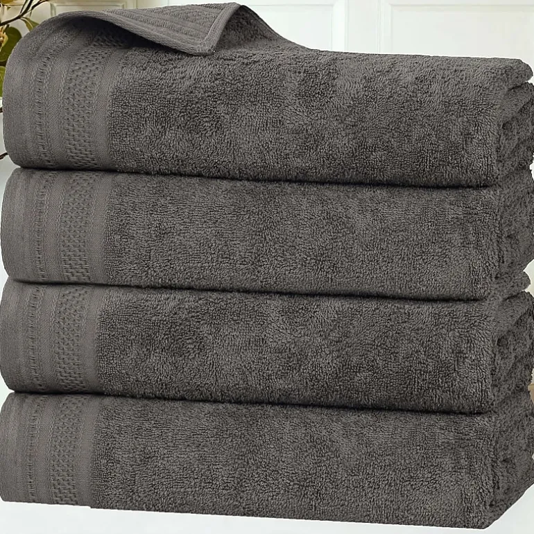 SUPERIOR® Honeycomb Collection | 100% Combed Cotton 4-pc. Quick Dry Bath Towel