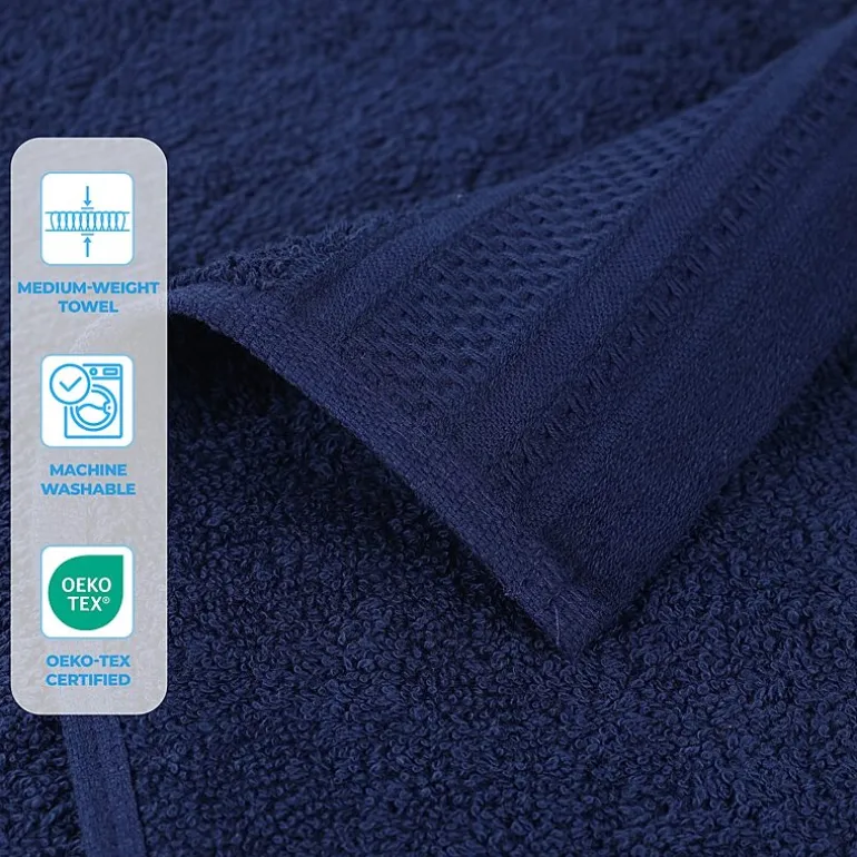 SUPERIOR® Honeycomb Collection | 100% Combed Cotton 4-pc. Quick Dry Bath Towel