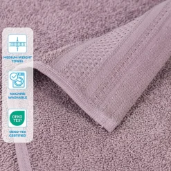 SUPERIOR® Honeycomb Collection | 100% Combed Cotton 4-pc. Quick Dry Bath Towel