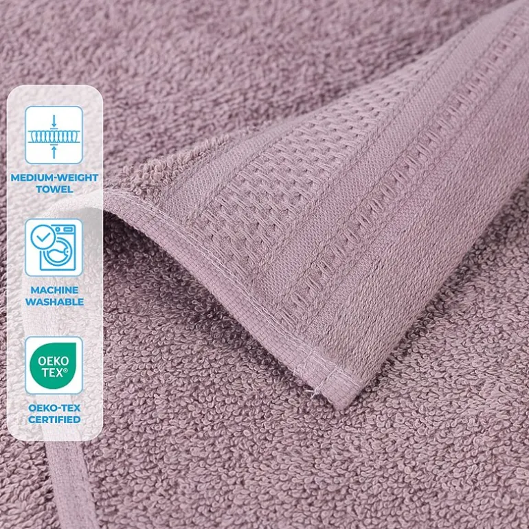 SUPERIOR® Honeycomb Collection | 100% Combed Cotton 4-pc. Quick Dry Bath Towel