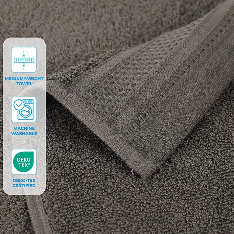 SUPERIOR® Honeycomb Collection | 100% Combed Cotton 4-pc. Quick Dry Bath Towel