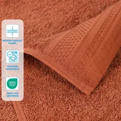 SUPERIOR® Honeycomb Collection | 100% Combed Cotton 4-pc. Quick Dry Bath Towel