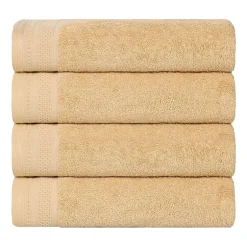 SUPERIOR® Honeycomb Collection | 100% Combed Cotton 4-pc. Quick Dry Bath Towel