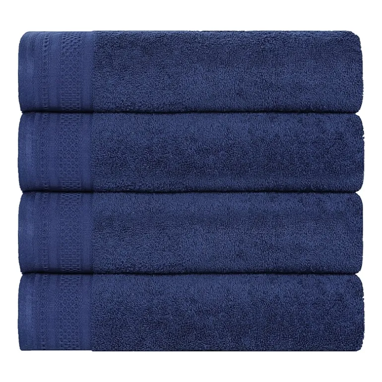 SUPERIOR® Honeycomb Collection | 100% Combed Cotton 4-pc. Quick Dry Bath Towel