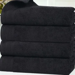 SUPERIOR® Honeycomb Collection | 100% Combed Cotton 4-pc. Quick Dry Bath Towel