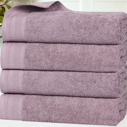 SUPERIOR® Honeycomb Collection | 100% Combed Cotton 4-pc. Quick Dry Bath Towel