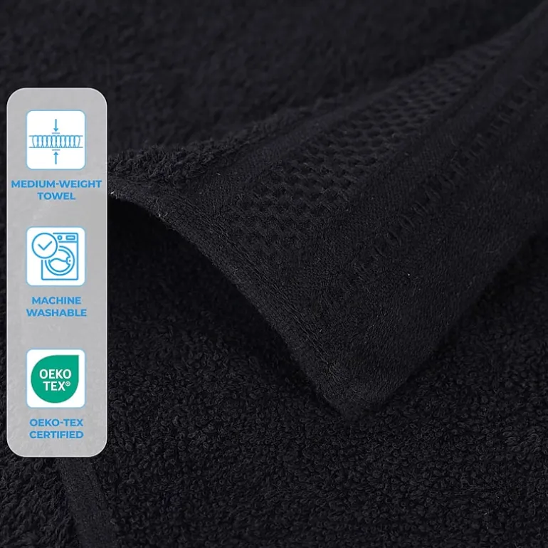 SUPERIOR® Honeycomb Collection | 100% Combed Cotton 4-pc. Quick Dry Bath Towel