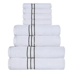 SUPERIOR® Hotel Spa Quality Turkish Cotton 8-pc. Quick Dry Bath Towel Set