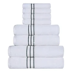 SUPERIOR® Hotel Spa Quality Turkish Cotton 8-pc. Quick Dry Bath Towel Set