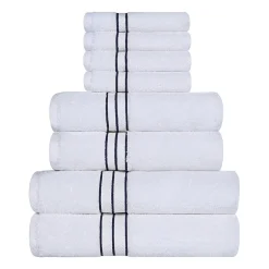 SUPERIOR® Hotel Spa Quality Turkish Cotton 8-pc. Quick Dry Bath Towel Set