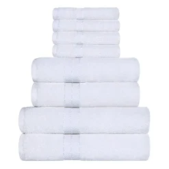 SUPERIOR® Hotel Spa Quality Turkish Cotton 8-pc. Quick Dry Bath Towel Set