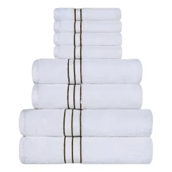 SUPERIOR® Hotel Spa Quality Turkish Cotton 8-pc. Quick Dry Bath Towel Set