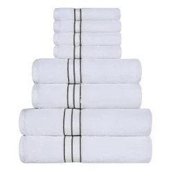 SUPERIOR® Hotel Spa Quality Turkish Cotton 8-pc. Quick Dry Bath Towel Set